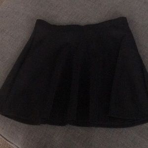 Black skater skirt